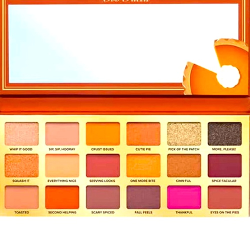 New Too Faced Pumpkin Spice Second Slice Eyeshadow Palette - Picture 3 of 17